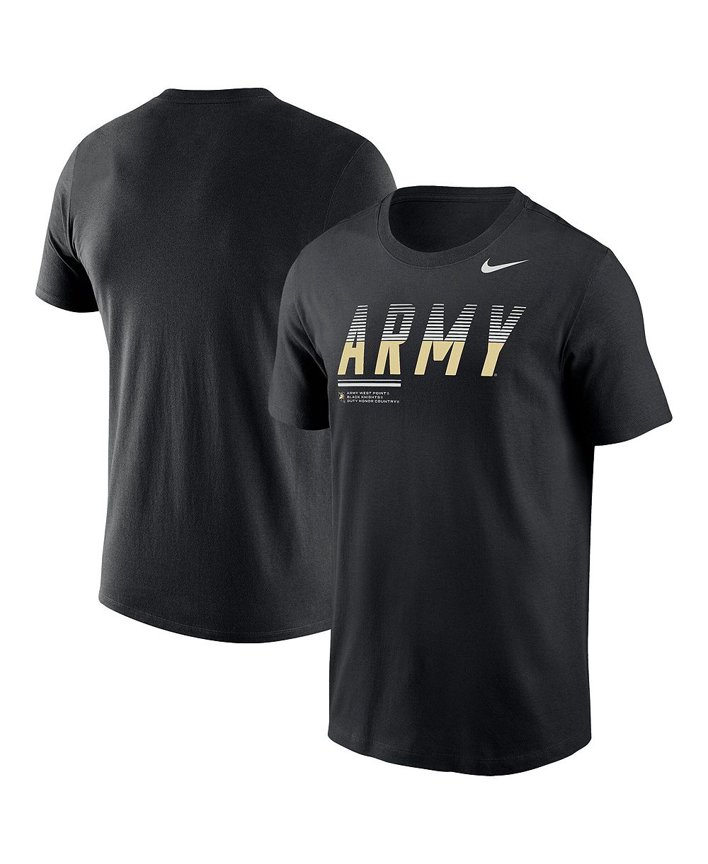Мужская футболка Nike Black Army Black Knights 2026 Sideline Wordmark Legend Dri-FIT