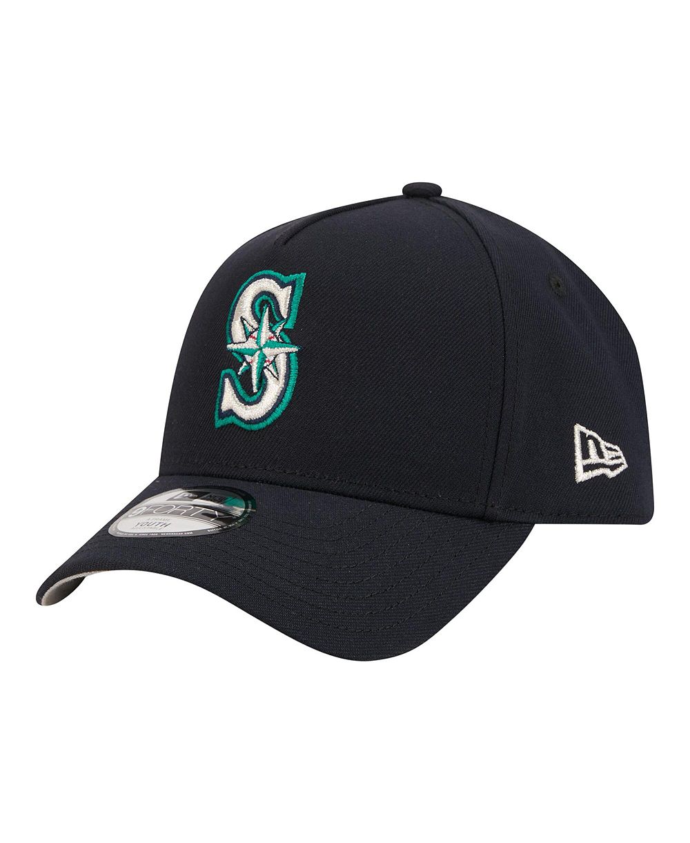 New Era кепка 9FORTY A-Frame Adjustable для мальчиков и девочек Seattle Mariners Navy