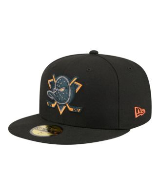 Мужская кепка New Era Anaheim Ducks Color Pop 59FIFTY Fitted, черная
