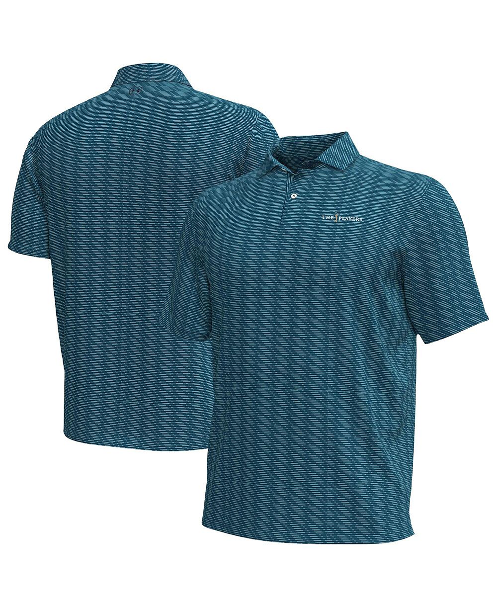 Мужское поло Under Armour Teal THE PLAYERS Iso-Chill Deuces