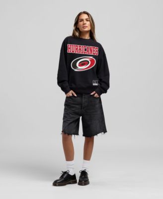 Mitchell & Ness Женское оверсайз худи Carolina Hurricanes Core, черное