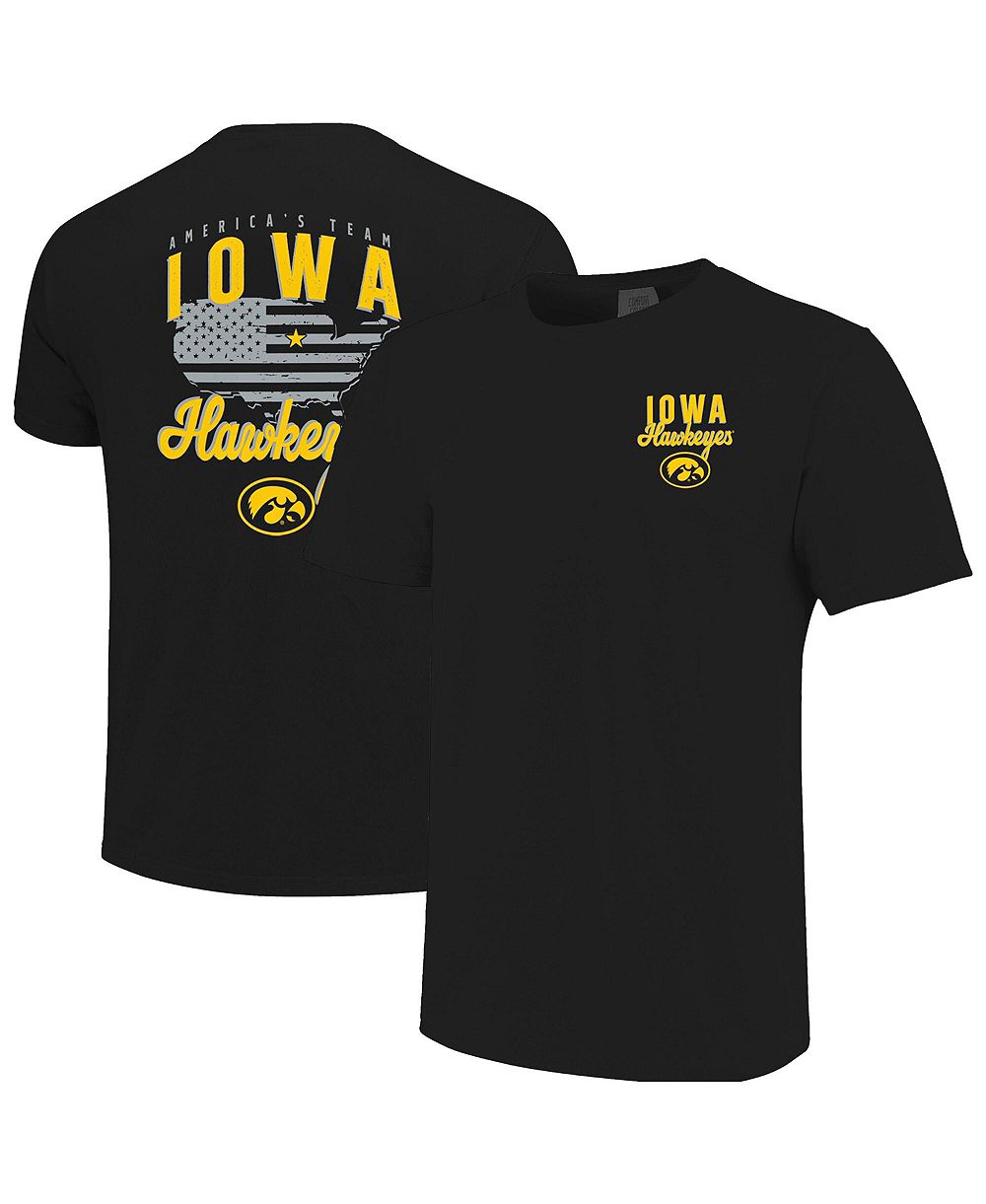 Мужская футболка Image One Black Iowa Hawkeyes America's Team