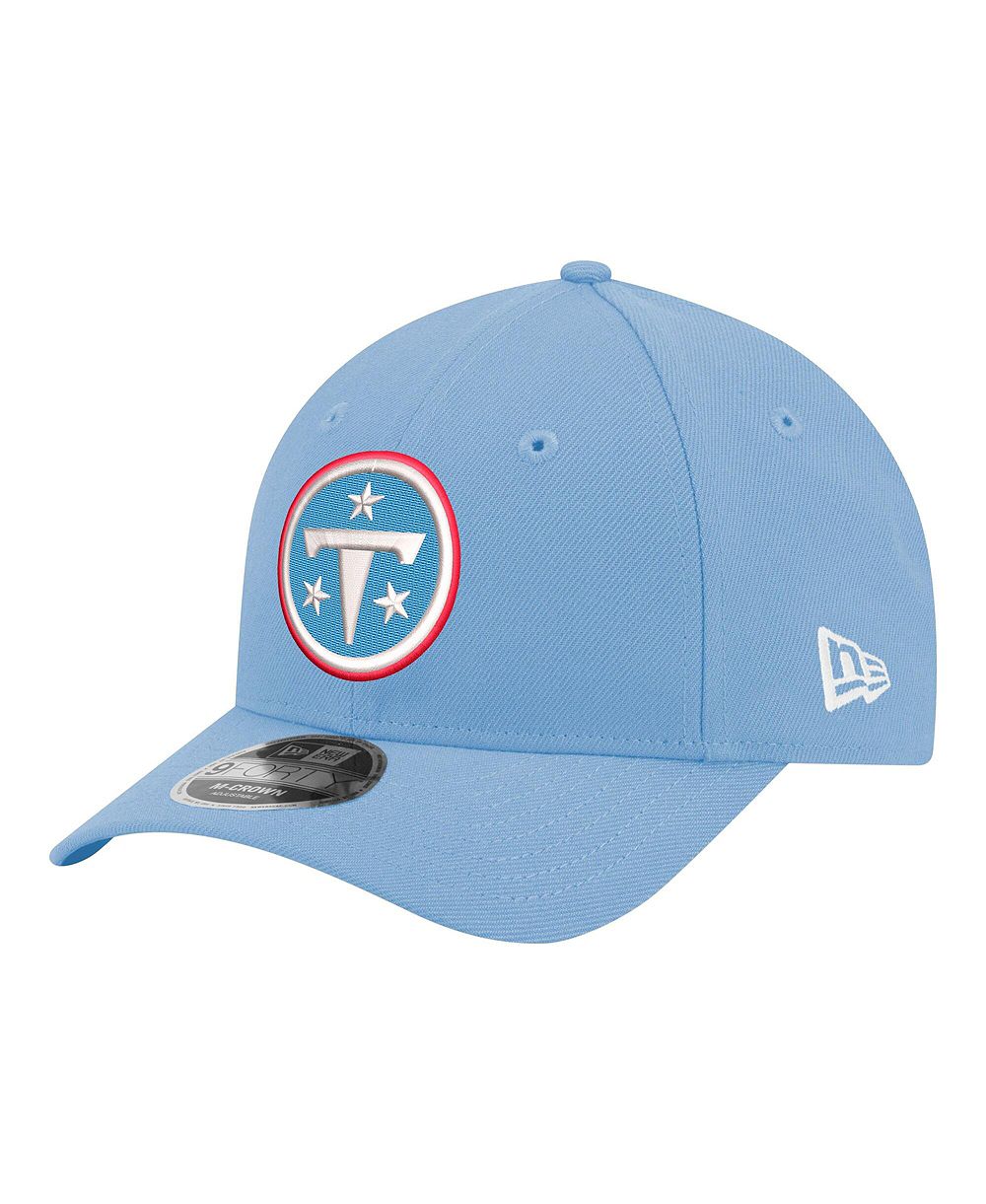 New Era Мужская Light Blue Tennessee Titans Primary Logo 9FORTY M-Crown Adjustable Hat