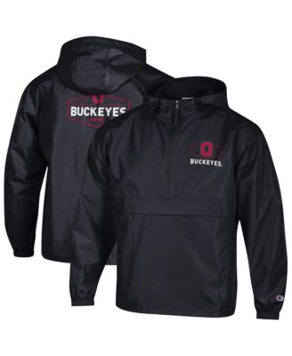 Champion Мужская складная куртка с полумолнией Ohio State Buckeyes Delay Black