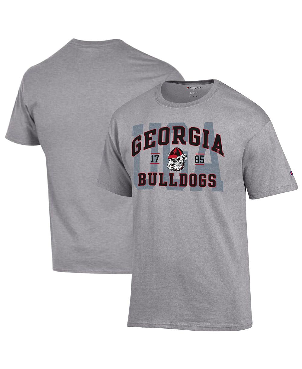 Мужская футболка Champion Georgia Bulldogs Varsity Heather Gray