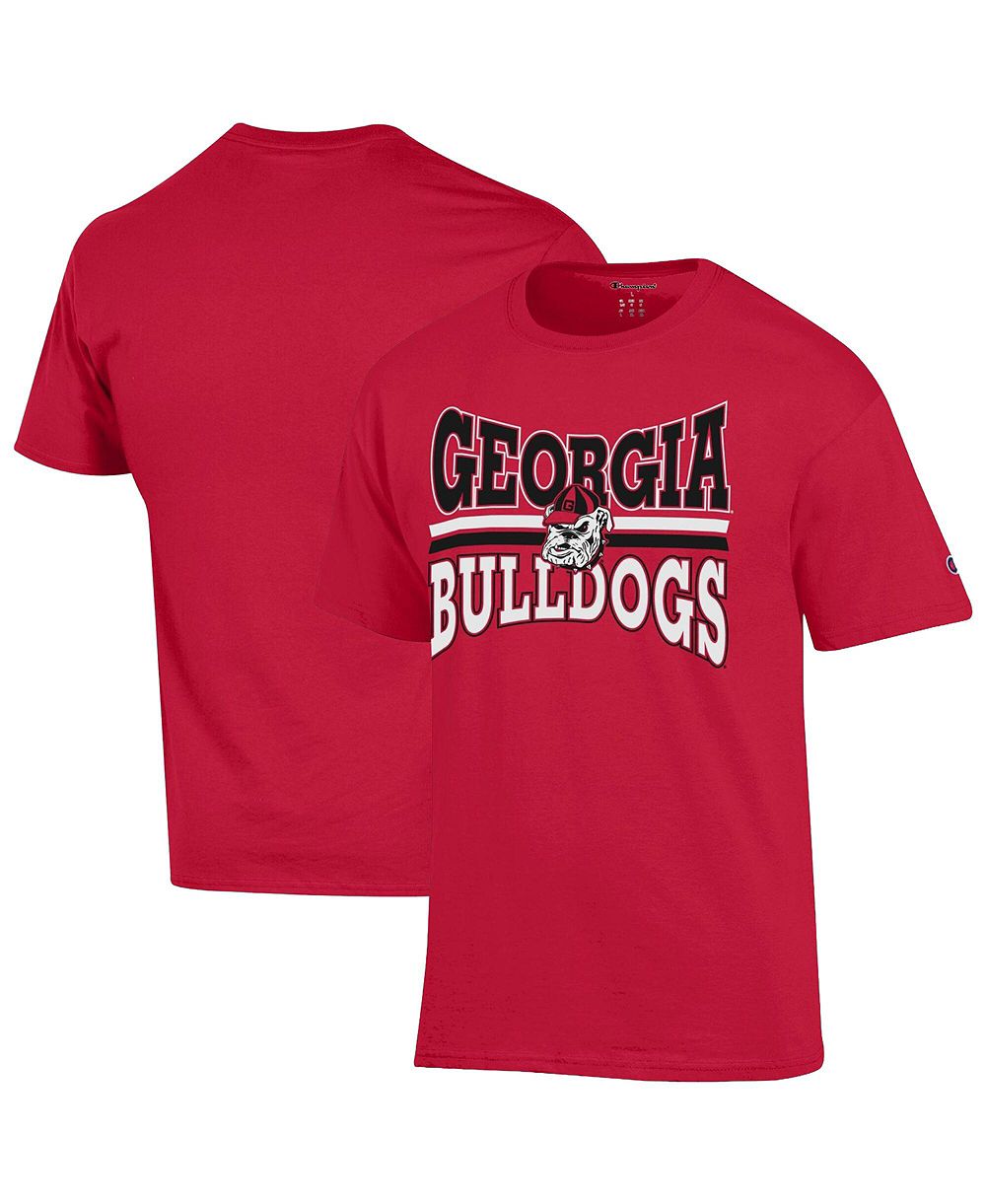 Футболка Champion Men's Red Georgia Bulldogs Team Zoom