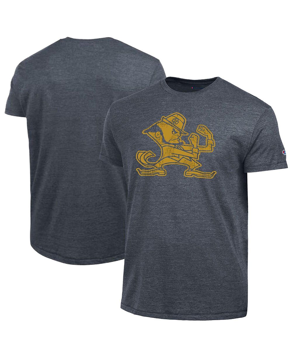 Мужская футболка Champion Heather Navy Notre Dame Fighting Irish Triumph Tri-Blend