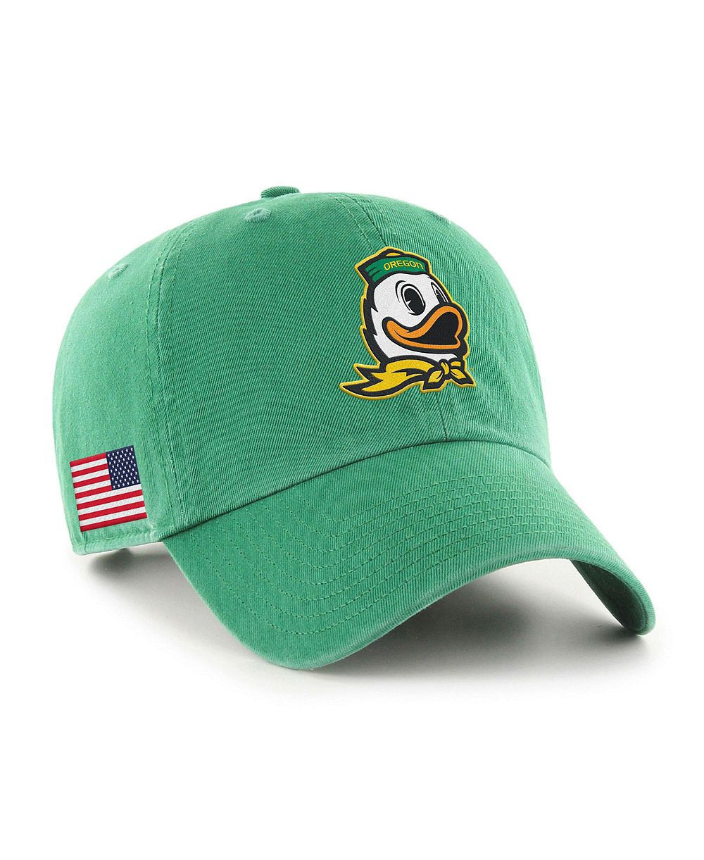 Мужская кепка '47 Brand Green Oregon Ducks Americana Heritage Clean Up Adjustable Hat