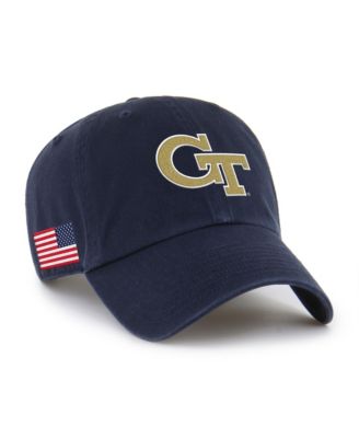 Кепка '47 Brand Men's Navy Georgia Tech Yellow Jackets Americana Heritage Clean Up Adjustable