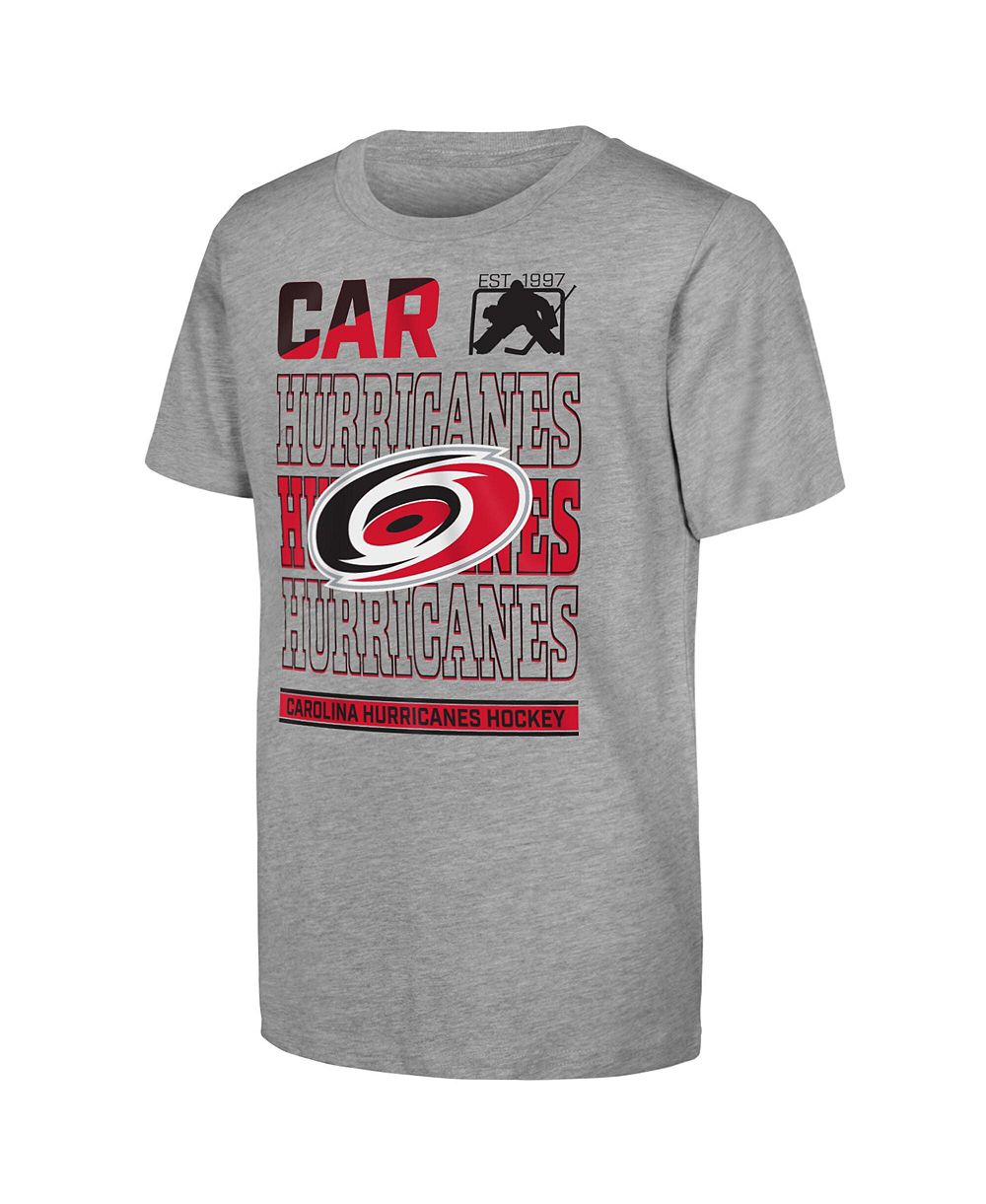 Детская футболка Outerstuff Heather Gray Carolina Hurricanes Timeless