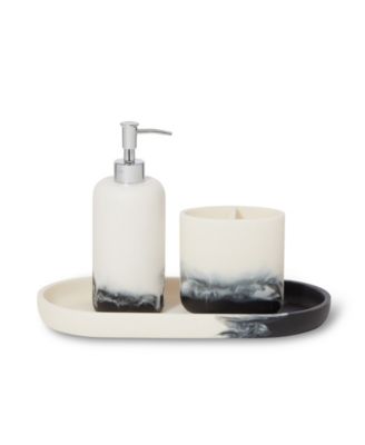Roselli Trading Company Ombre 3-Piece Bath Accessory Set