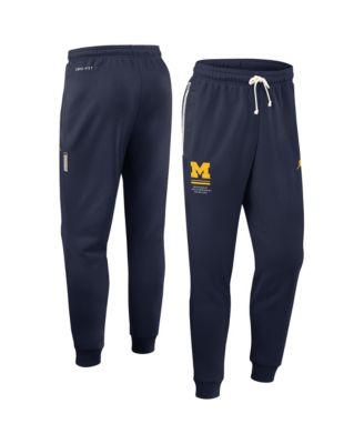 Мужские брюки Jordan Navy Michigan Wolverines 2026 Sideline Standard Issue Dri-FIT Taper