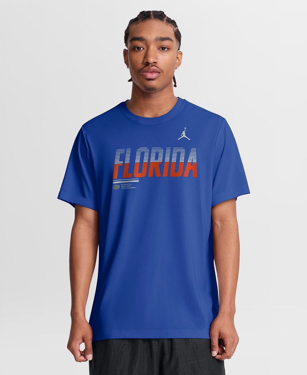 Мужская футболка Jordan Royal Florida Gators Sideline Legend Dri-FIT