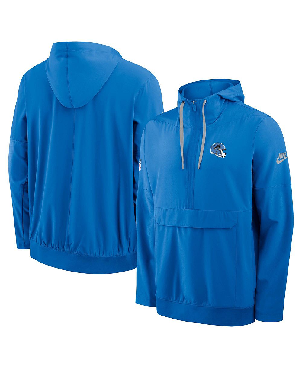 Мужская куртка Nike Blue Detroit Lions Alt Anorak Half-Zip Hooded