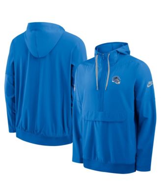 Мужская куртка Nike Blue Detroit Lions Alt Anorak Half-Zip Hooded