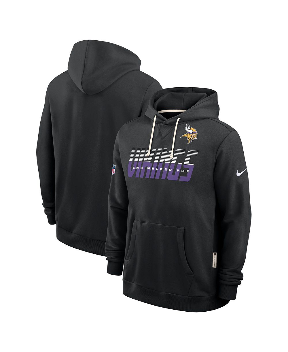 Мужское худи Nike Black Minnesota Vikings Sideline Standard Issue Dri-FIT