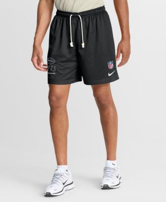 Мужские шорты Nike Black/Platinum New York Jets Sideline Standard Issue Dri-FIT Reversible