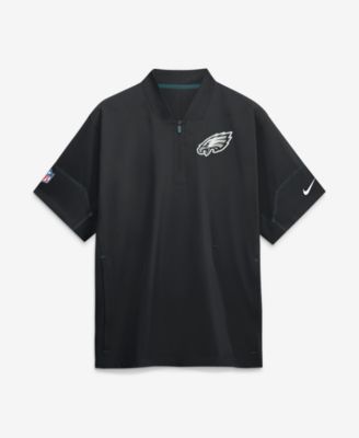 Nike Мужская куртка Philadelphia Eagles Sideline Short Sleeve Quarter-Zip Coaches Black