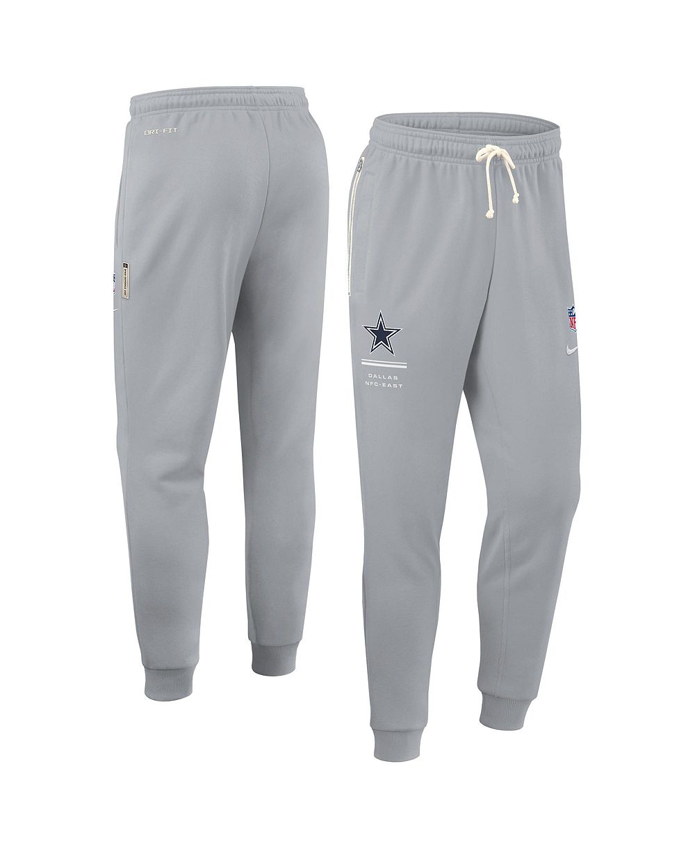 Nike Men's Gray Dallas Cowboys Sideline Standard Issue Dri-FIT Taper Pants