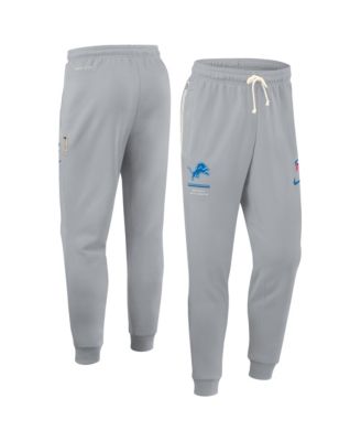 Nike Men's Gray Detroit Lions Sideline Standard Issue Dri-FIT Taper Pants