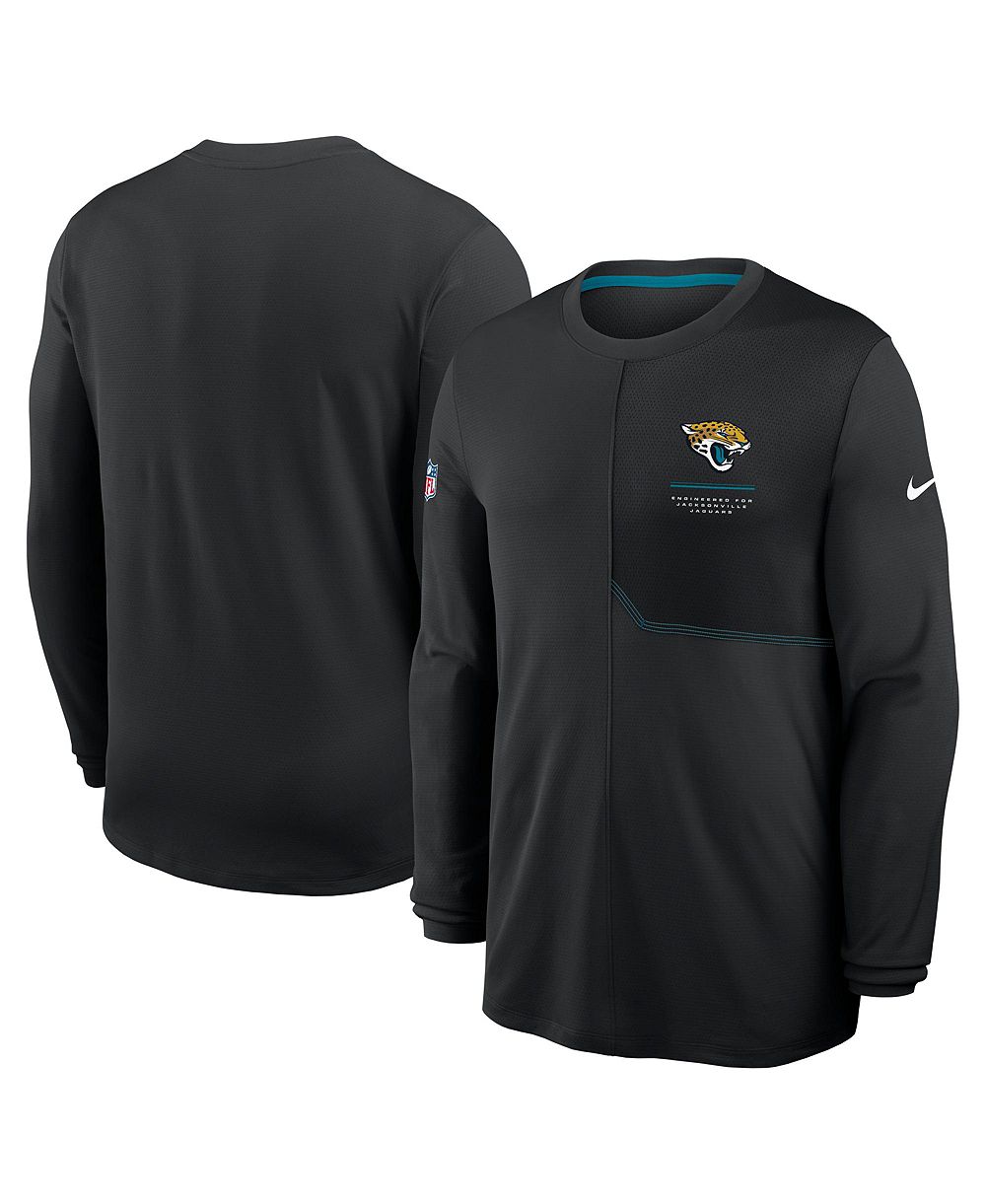 Nike Men's Black Jacksonville Jaguars Sideline Coaches UV Dri-FIT Long Sleeve Shirt