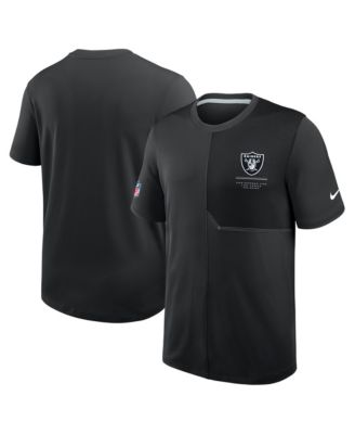 Мужская футболка Nike Black Las Vegas Raiders Sideline UV Dri-FIT Coaches