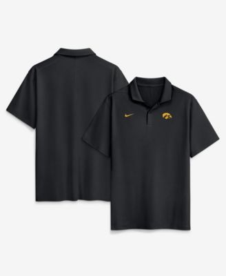 Nike Men's Black Iowa Hawkeyes Primetime Victory Plus Dri-FIT Polo Shirt