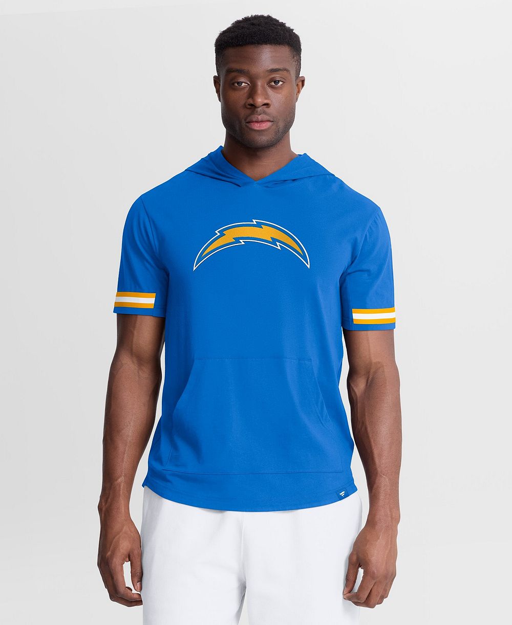 Fanatics Мужская футболка с капюшоном Los Angeles Chargers Optimal Play Powder Blue