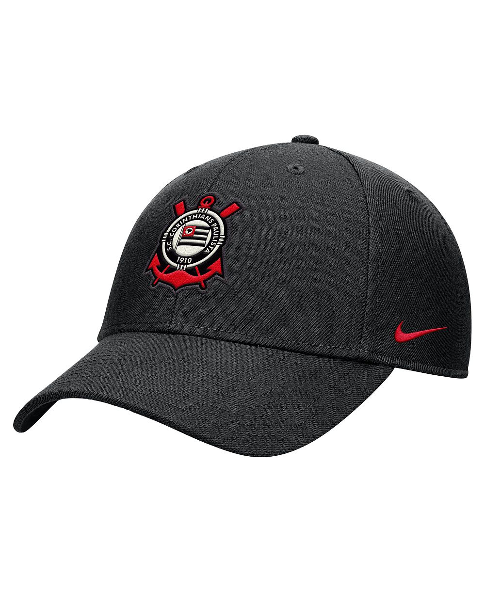 Кепка Nike Men's Black Corinthians Rise регулируемая