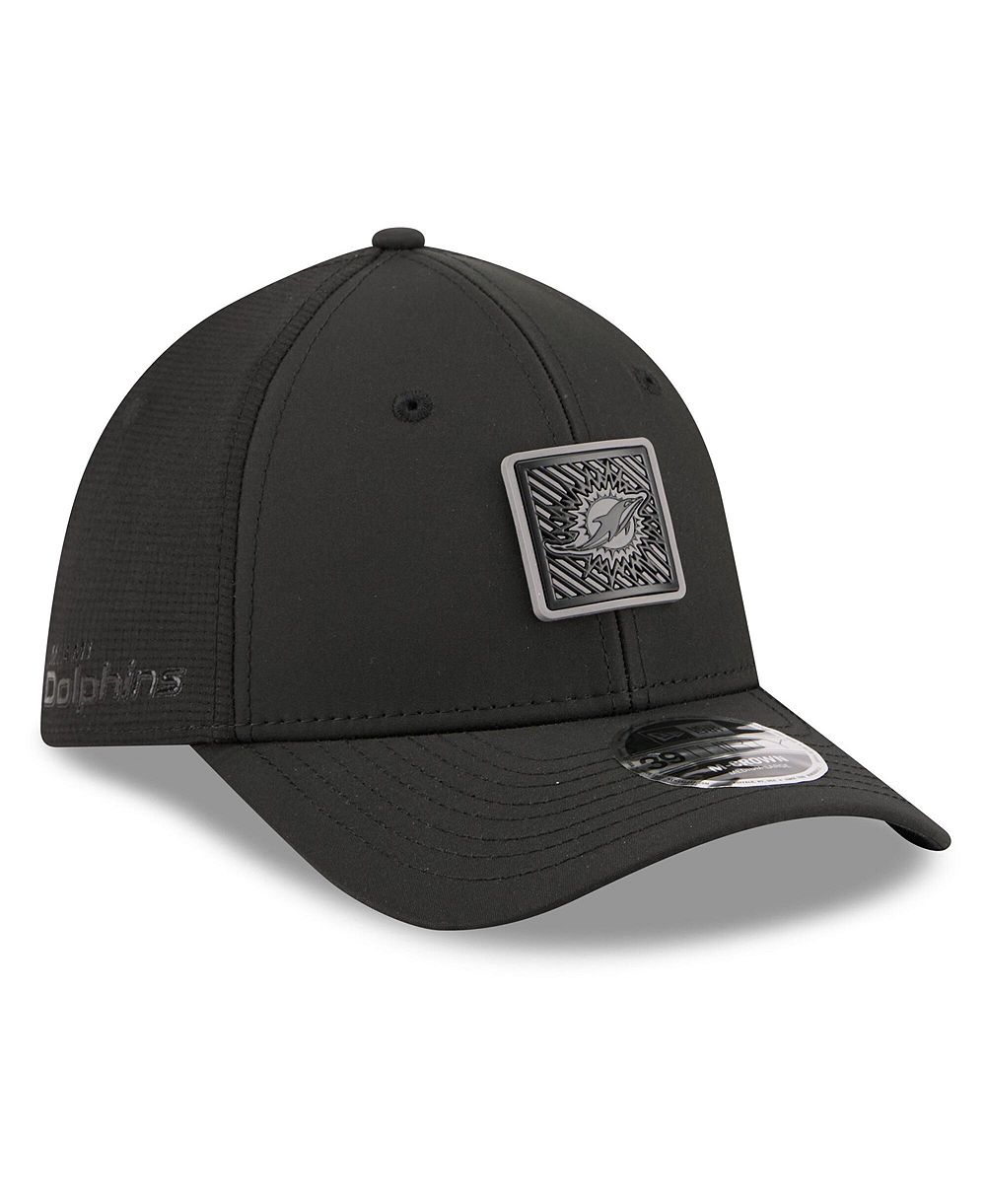 New Era Men's Black Miami Dolphins 2026 NFL Training Camp 39THIRTY Flex Hat