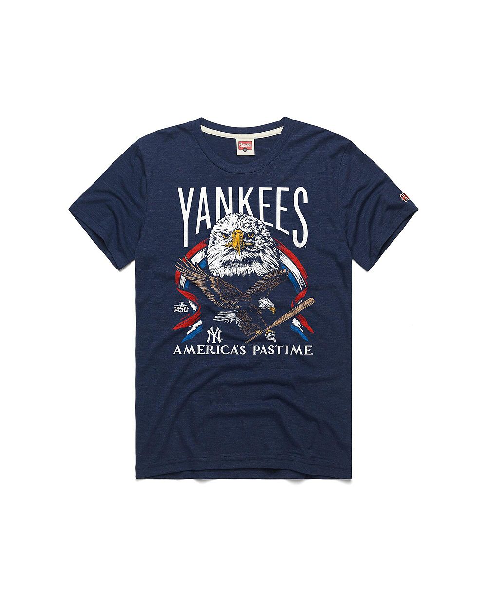 Homage Мужская темно-синяя футболка New York Yankees