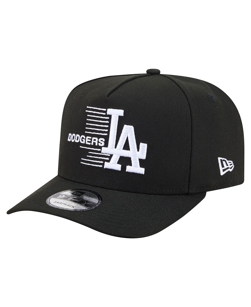 Мужская кепка New Era Black Los Angeles Dodgers Motion A-Frame 9FIFTY Snapback