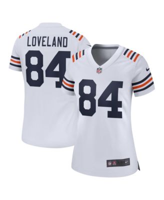 Женская джерси Nike Colston Loveland White Chicago Bears Alternate Game