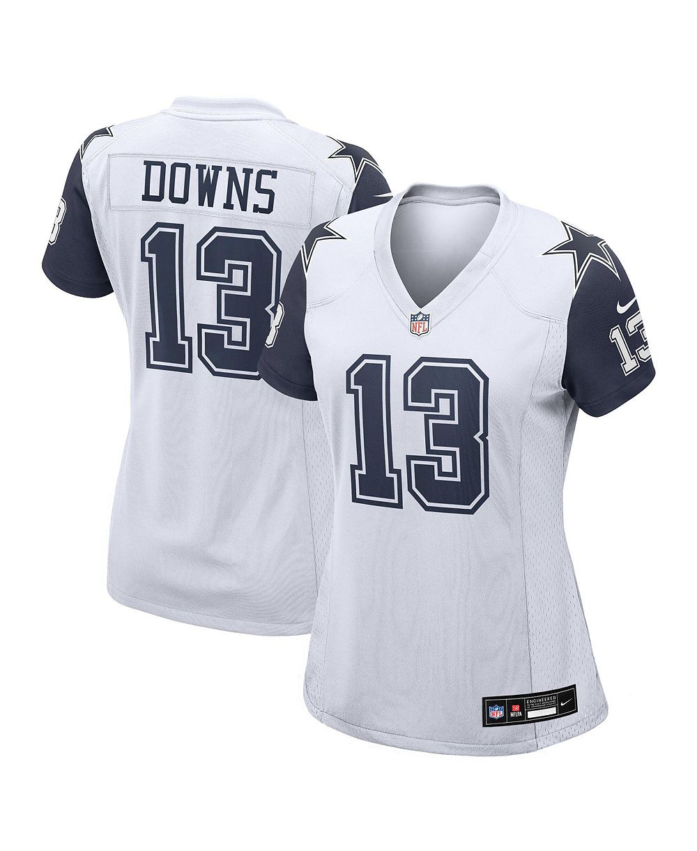 Женская игровая джерси Nike Caleb Downs White Dallas Cowboys Alternate
