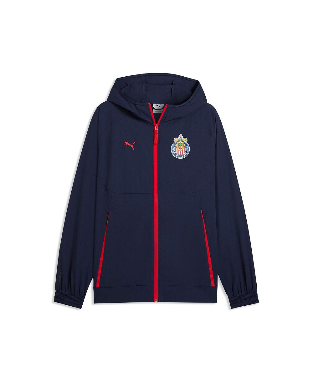Puma Men's Navy Chivas Woven PUMATECH WindCELL Full-Zip Raglan Jacket