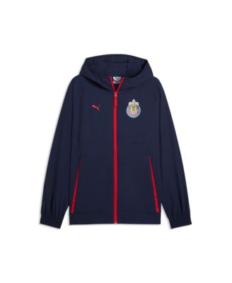 Puma Men's Navy Chivas Woven PUMATECH WindCELL Full-Zip Raglan Jacket