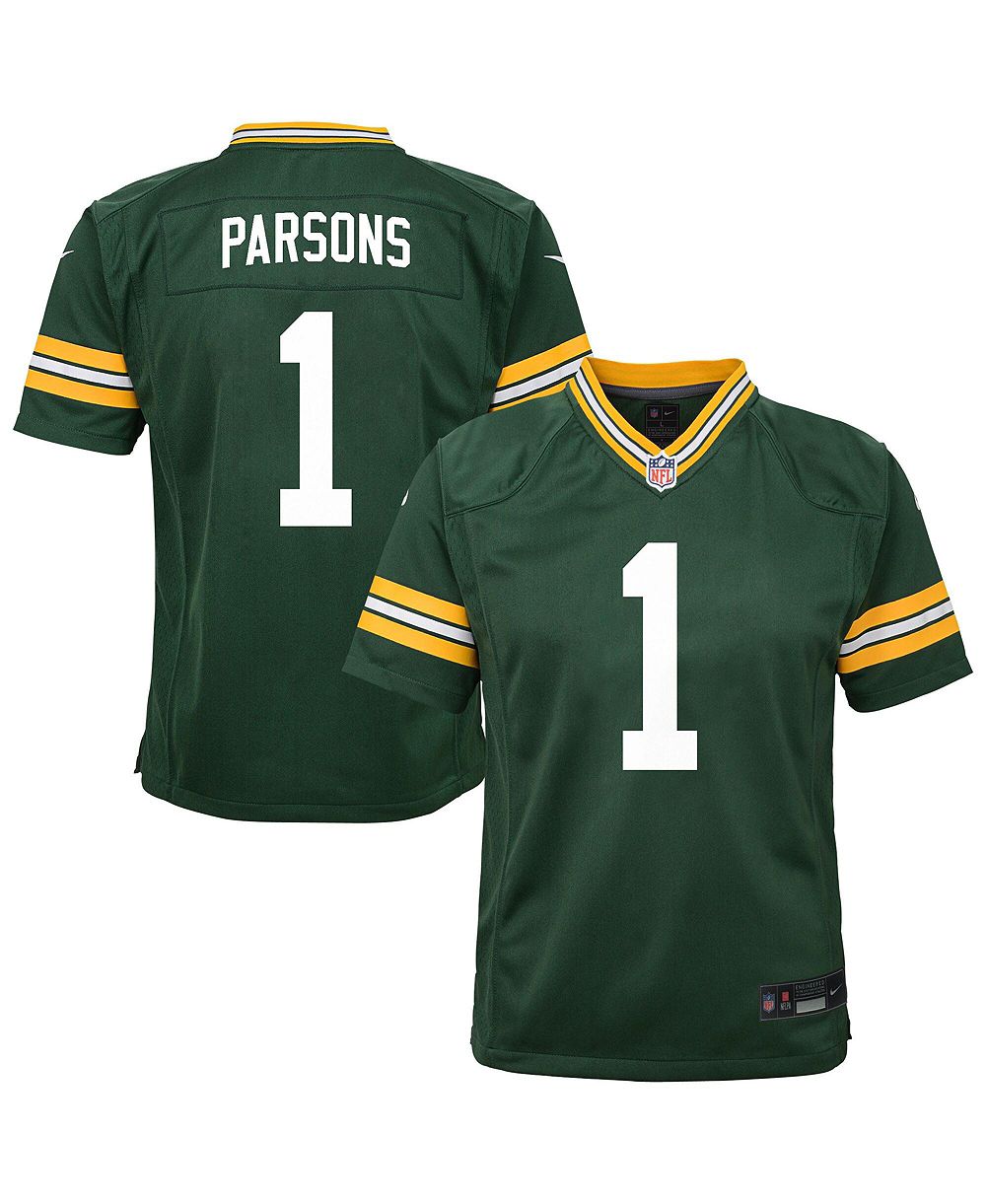 Детская игровая джерси Nike Preschool Micah Parsons Green Bay Packers Team Game