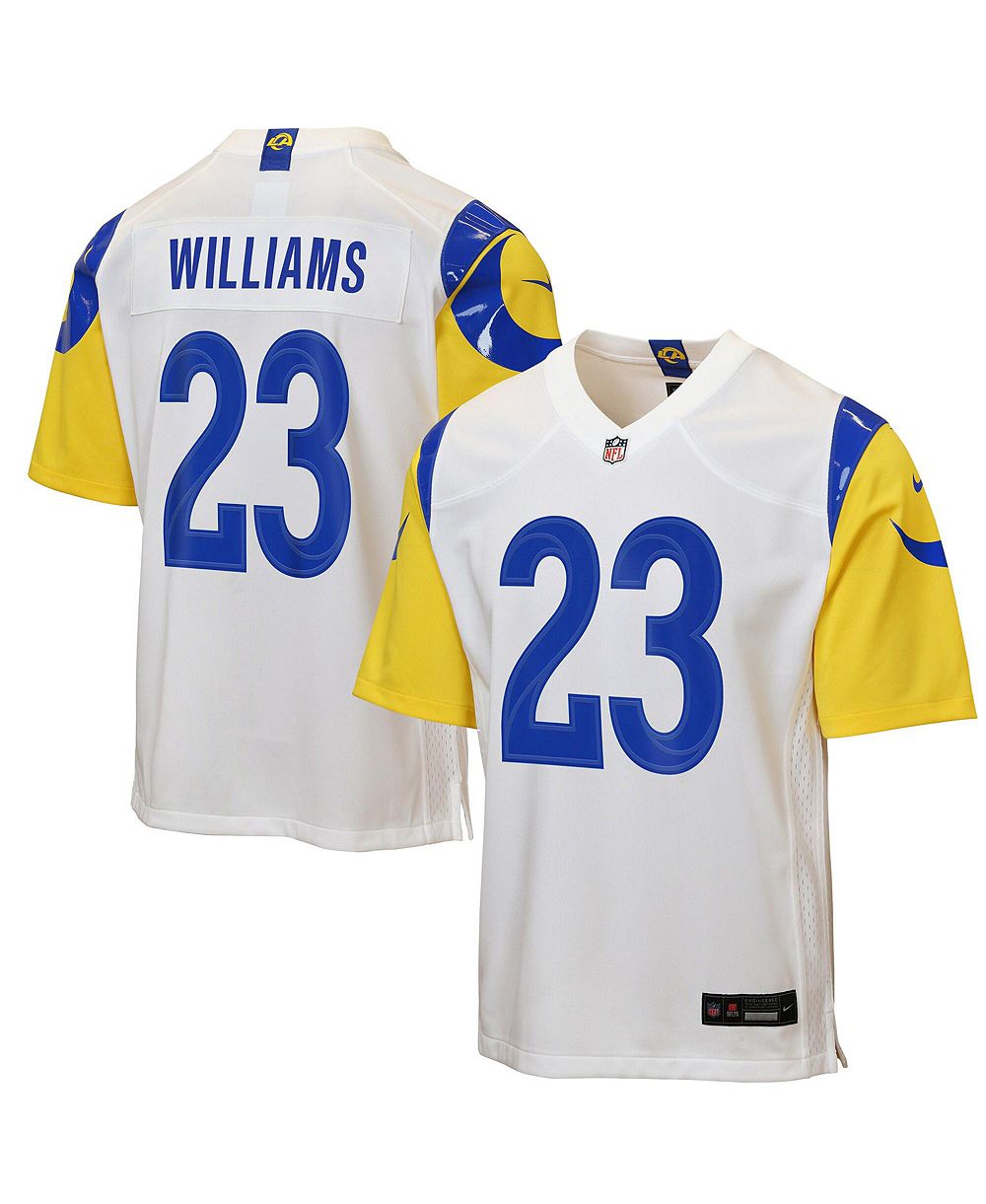 Детская игровая джерси Nike Kyren Williams White Los Angeles Rams