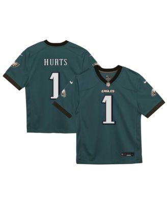 Детская игровая джерси Nike Jalen Hurts Midnight Green Philadelphia Eagles Team