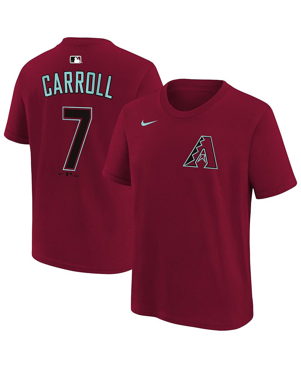 Футболка Nike Corbin Carroll Red Arizona Diamondbacks для мальчиков и девочек