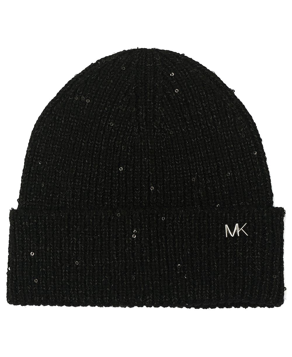 MICHAEL Michael Kors Metallic Sequin Cuff Hat