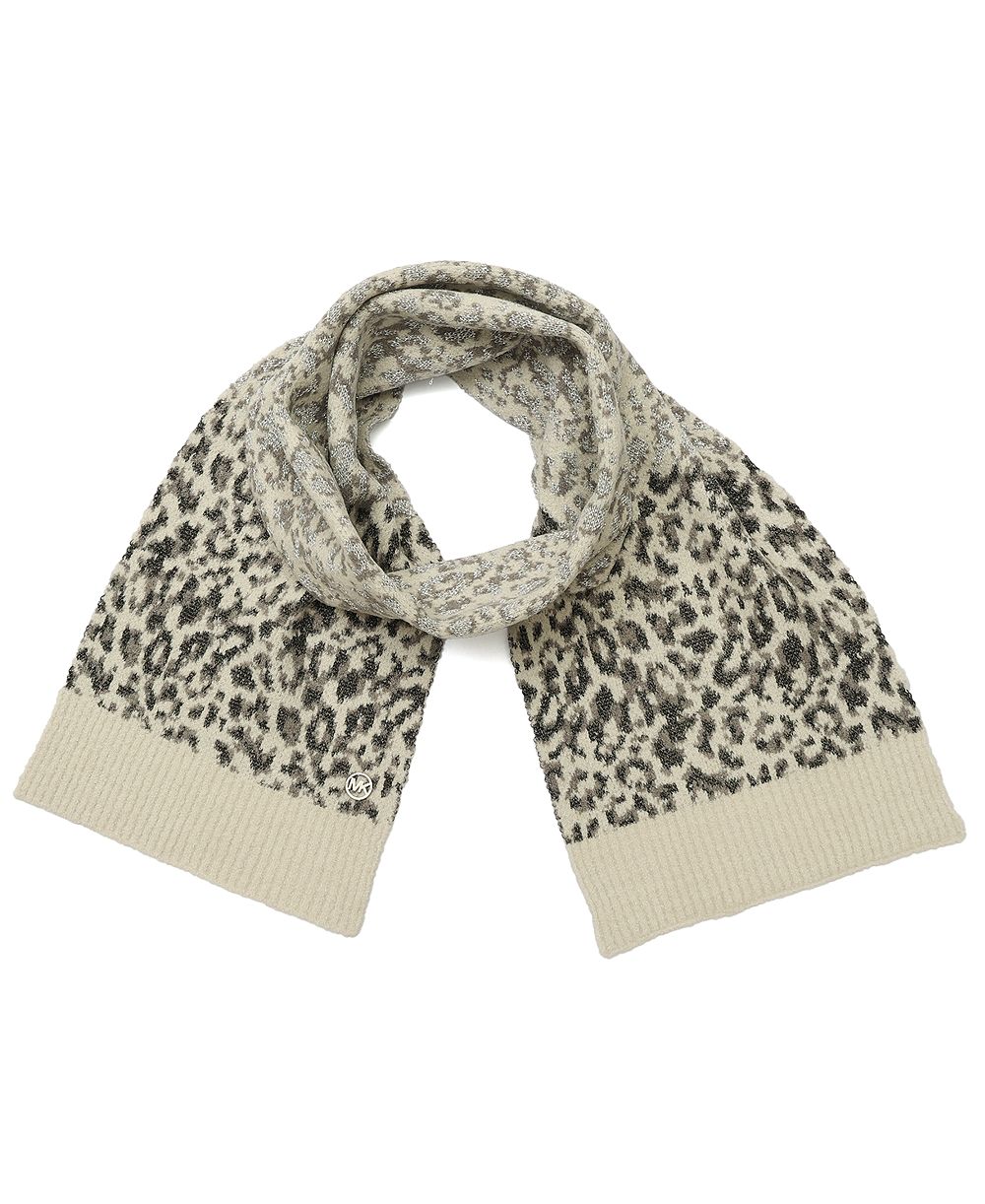 MICHAEL Michael Kors Metallic Ombre Leopard Scarf