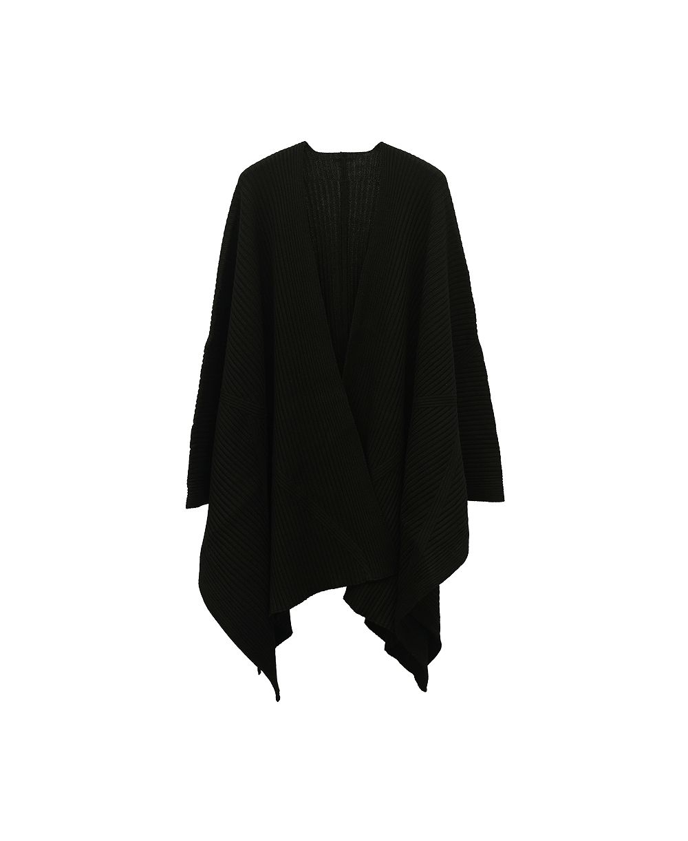 MICHAEL Michael Kors Open-Front Rib Ruana Wrap