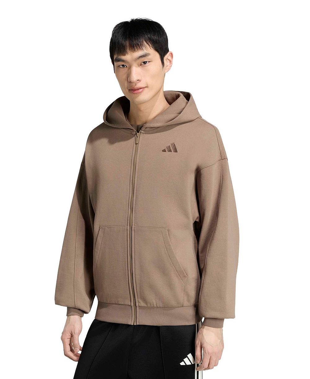 adidas Мужская куртка с капюшоном Full-Zip Small Logo Kit
