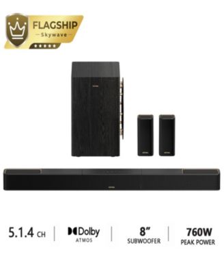 Ultimea Skywave 5.1.4-Channel 760W Dolby Atmos Wireless Soundbar