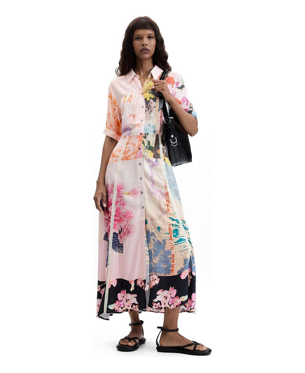 Женское платье Desigual Printed Long Dress
