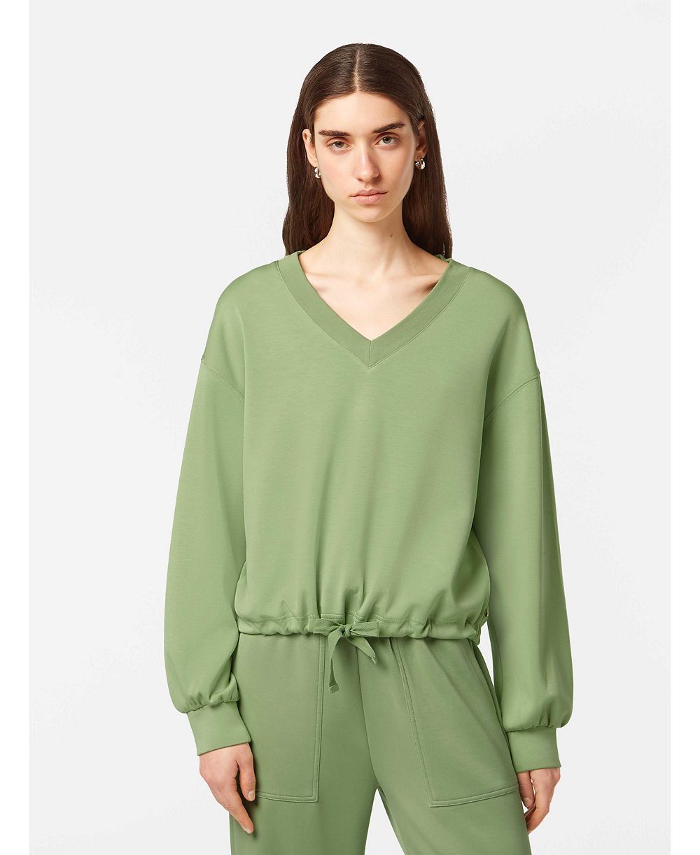 Женский свитшот SCOTCH & SODA V-Neck Modal
