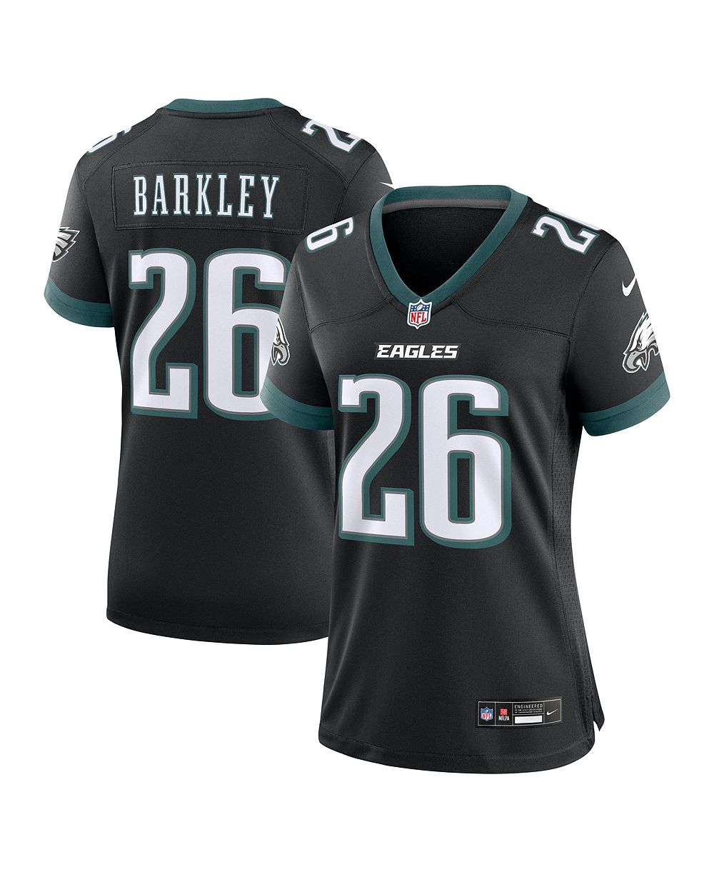 Женская джерси Nike Saquon Barkley Black Philadelphia Eagles Alternate Game