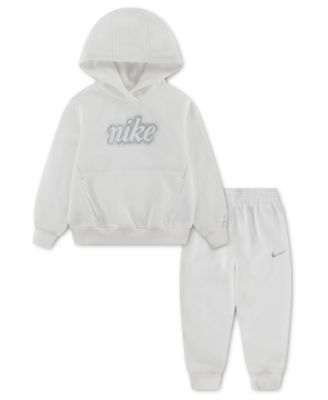 Nike детский комплект из худи и брюк с блестками Swoosh для девочек 2T-5T, 2 предмета
