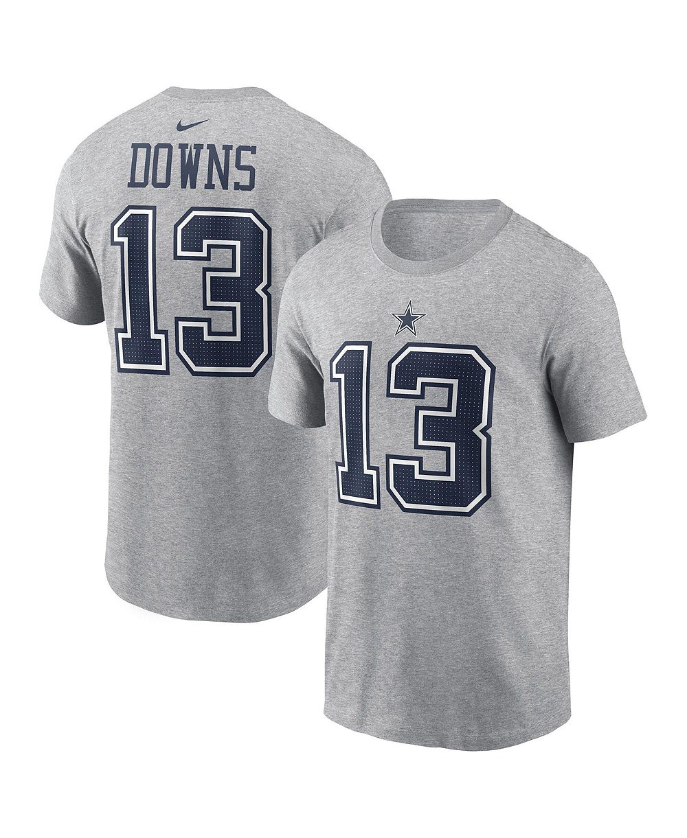 Nike Мужская футболка Caleb Downs Dallas Cowboys 2026 NFL Draft, серая